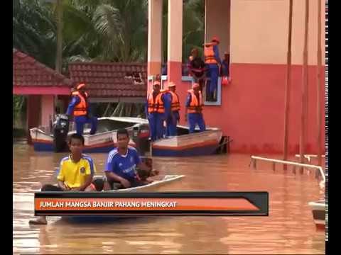 Jumlah mangsa banjir Pahang meningkat