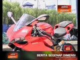 Red fury on two wheels. The blazing fast Ducati 899 Panigale