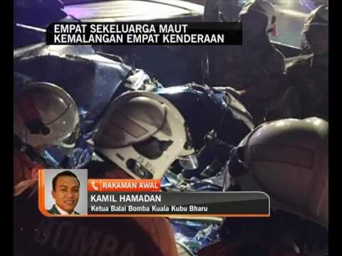 Empat termasuk dua kanak-kanak maut kemalangan