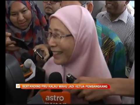 Bertanding PRU kalau mahu jadi ketua pembangkang
