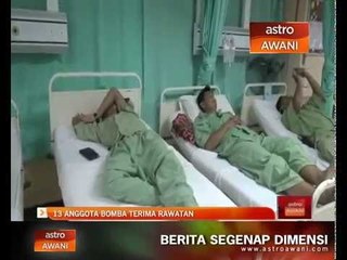 13 anggota bomba terima rawatan