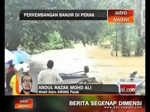 Perkembangan banjir di Perak (Rabu, 24 Dis, 6:00pm)