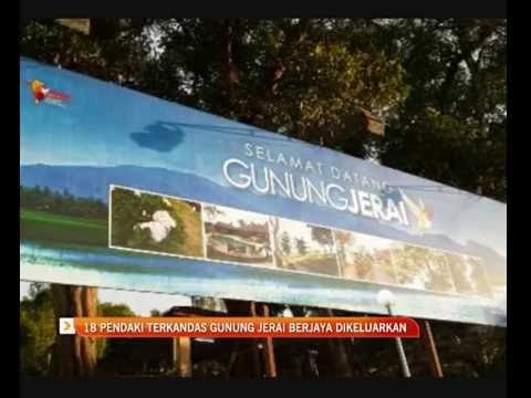 18 pendaki terkandas Gunung Jerai berjaya dikeluarkan