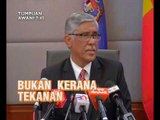 AWANI 7:45 malam ini: Undur awal bukan kerana tekanan dan 2 maut nahas 16 kenderaan