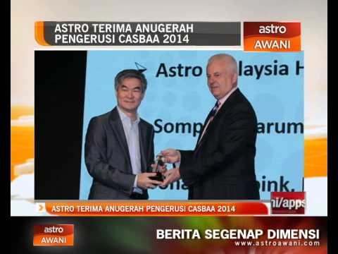 ASTRO terima Anugerah Pengerusi Casbaa 2014