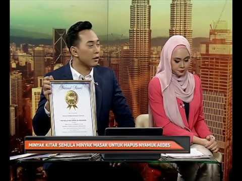 Minyak kitar semula minyak masak untuk hapus nyamuk aedes