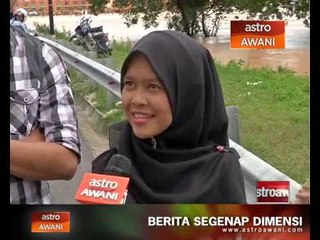 Sebilangan anak muda tidak hirau bahaya banjir