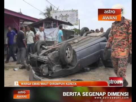 Warga emas maut dirempuh kereta