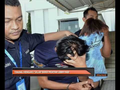 Tekong mengaku salah bawa muatan lebih had