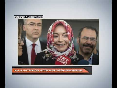 Ucap selamat Ramadan, netizen harap Lindsay Lohan berpuasa