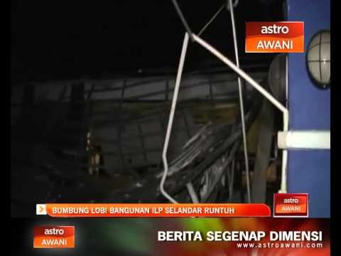 Bumbung lobi bangunan ILP Selandar runtuh
