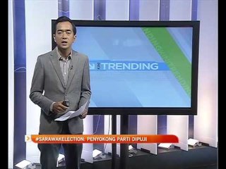 #Sarawakelection: Penyokong parti dipuji