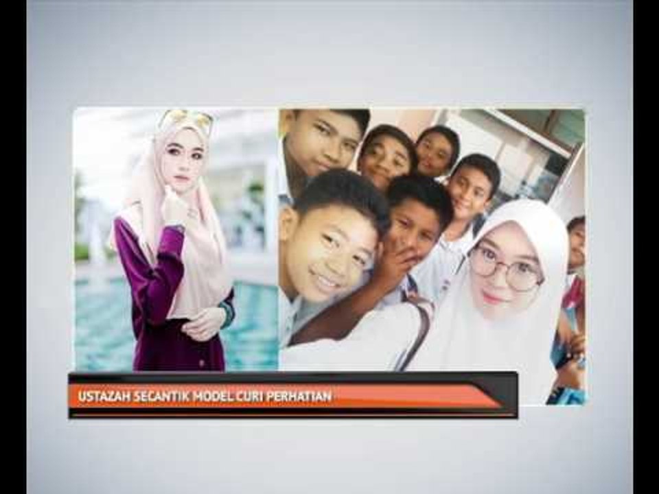 Ustazah secantik model curi perhatian
