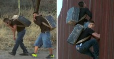 Camera's Capture Mexican Drug Smugglers Breaching The Border