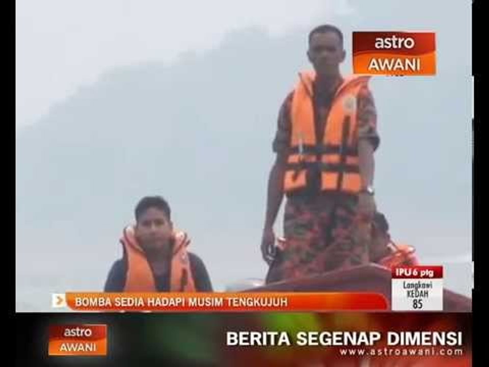 Bomba Terengganu siap sedia hadapi musim tengkujuh