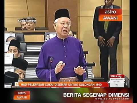 Bajet 2016: Had pelepasan cukai disemak untuk golongan M40