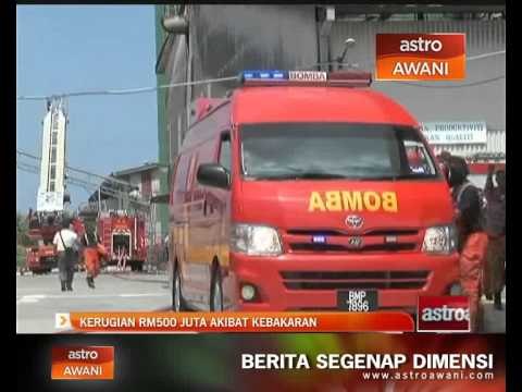 Kilang beras kerugian RM500 juta akibat kebakaran