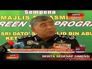 Polis selesai ambil keterangan Justo berkaitan 1MDB