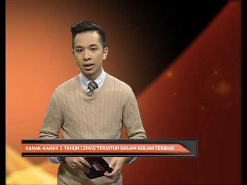 Kanak-kanak 5 tahun lemas terjatuh dalam kolam terbiar