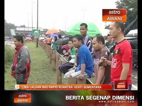 Lima laluan bas Rapid Kuantan henti sementara