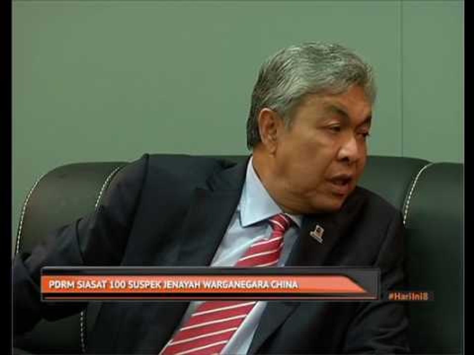 PDRM siasat 100 suspek jenayah warganegara China