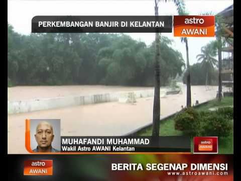 Perkembangan banjir di Kelantan (Rabu, 24 Disember, 6:00 pm)