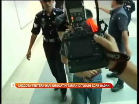 Anggota tentera dan jurulatih tarian dituduh edar dadah