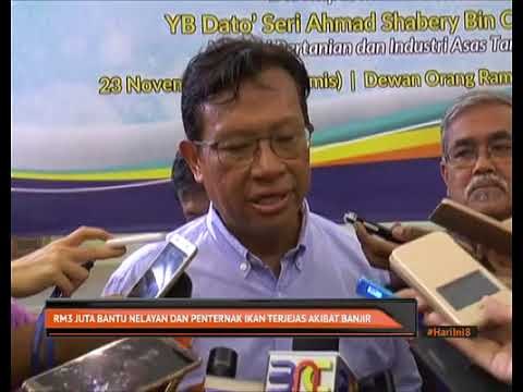 RM3 juta bantu nelayan dan penternak ikan terjejas akibat banjir