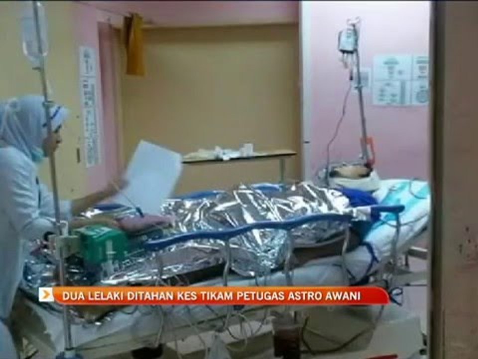 Terkini : Dua lelaki ditahan kes tikam petugas Astro AWANI