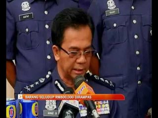 Barang seludup RM800,000 dirampas