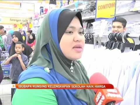 Ibubapa runsing kelengkapan sekolah naik harga