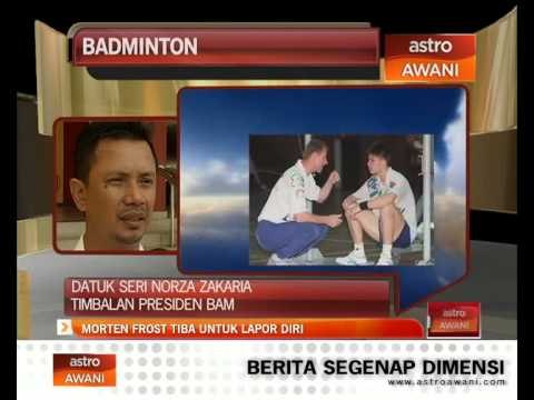 Morten Frost tiba untuk lapor diri