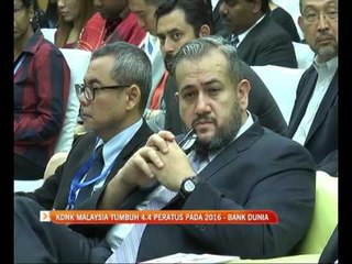 Скачать видео: KDNK Malaysia tumbuh 4.4 peratus pada 2016 - Bank Dunia