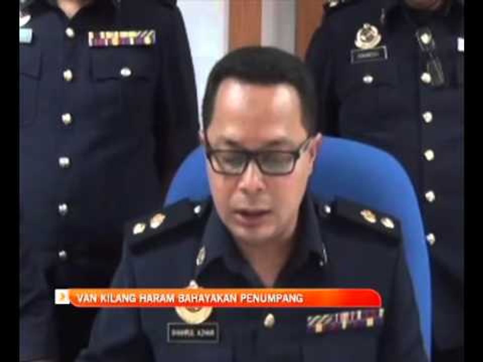 Van kilang haram bahayakan penumpang