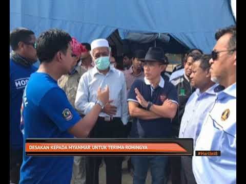 Desakan kepada Myanmar untuk terima Rohingya