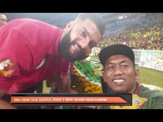 OKU ubah suai basikal roda 3 demi skuad hijau kuning