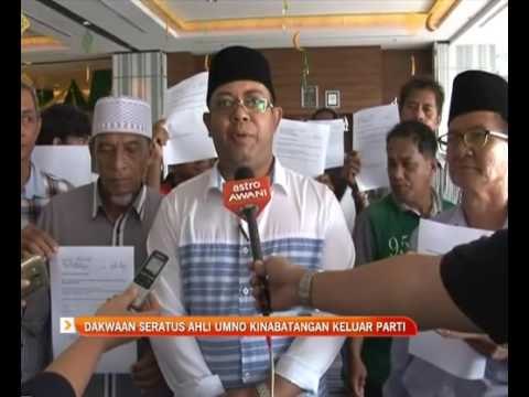 Dakwaan seratus ahli UMNO Kinabatangan keluar parti