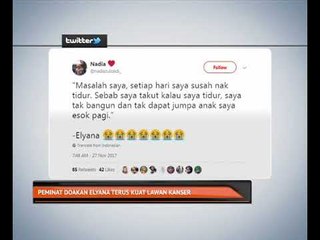 Peminat doakan Elyana terus kuat lawan kanser