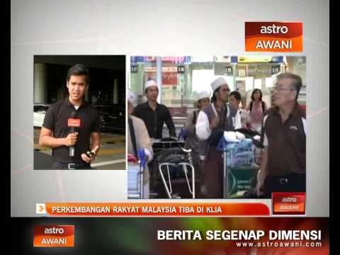 Perkembangan rakyat Malaysia di Yaman tiba di KLIA