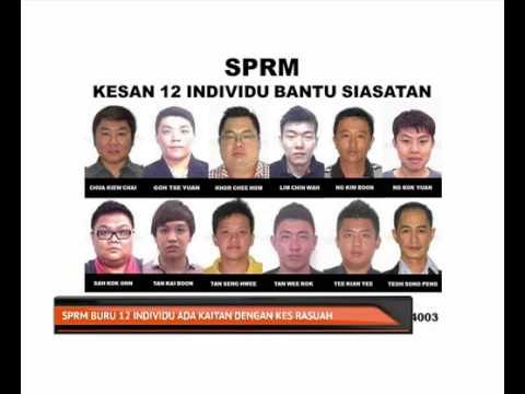 SPRM buru 12 individu ada kaitan dengan kes rasuah