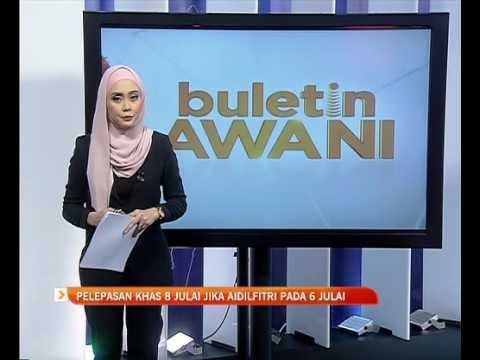 Pelepasan khas 8 Julai jika Aidilfitri pada 6 Julai