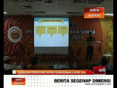 Sembilan persatuan sukan kebangsaan lapor diri