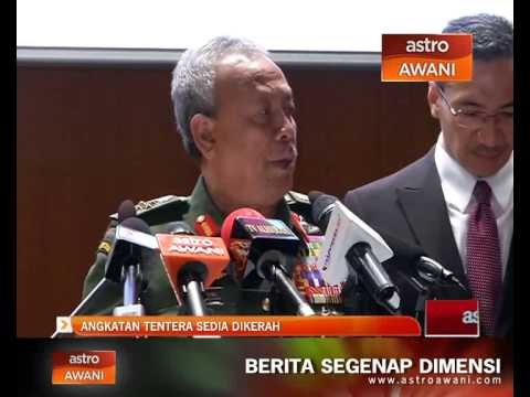Angkatan Tentera Malaysia sedia dikerah