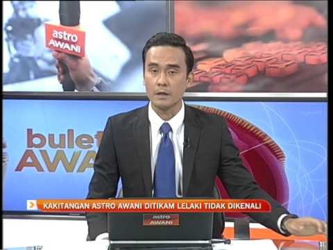 Kakitangan Astro AWANI ditikam lelaki tidak dikenali