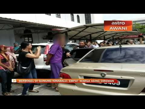 Berbogel di Gunung Kinabalu empat warga asing direman