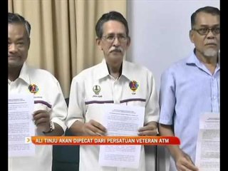 Ali Tinju akan dipecat dari persatuan veteran ATM