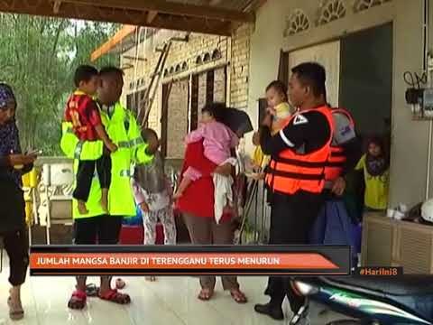 Jumlah mangsa banjir di Terengganu terus menurun
