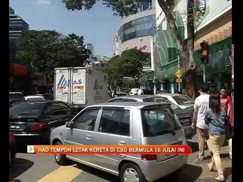 Had tempoh letak kereta di CBD bermula 16 Julai ini