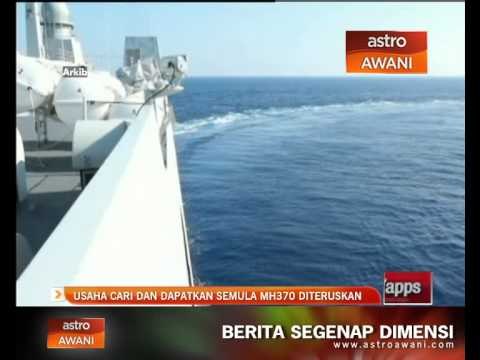 Usaha cari dan dapatkan semula MH370 diteruskan