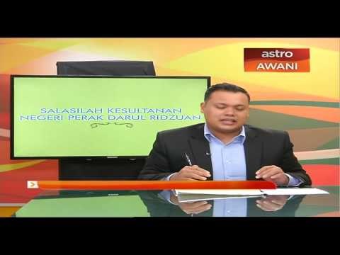 Menjelang Istiadat Pertabalan Sultan Perak ke-35